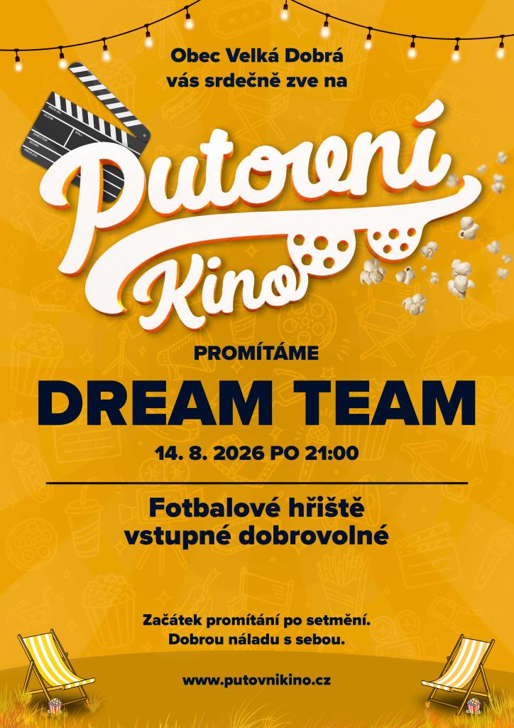 promítání filmu pod hvězdami